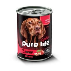 Purelife Plus Konserve Biftekli Yetişkin Köpek Maması