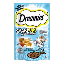 Dreamies ShakeUps Multivitaminli Deniz Ürünleri  Kedi Ödül Maması 55 Gr