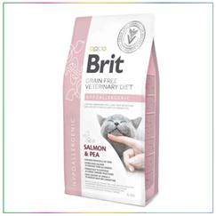 Brit Veterinary Diet Hypo-Allergenic Cilt Sağlığı Destekleyici Tahılsız Kedi Maması 5 Kg