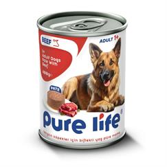 Pure Life Biftekli Püre Yetişkin Köpek Konservesi 400 Gr