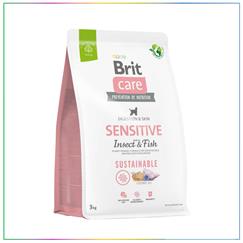 Brit Care Sensitive Digeston & Skin Balıklı Larva Proteinli Yetişkin Köpek Maması 3 Kg