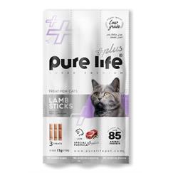 Pure life Plus Kuzu Etli Kedi Ödül Çubukları 3* 15 GR