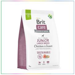 Brit Care Sustainable Junior Larvalı & Tavuklu Büyük Irk Yavru Köpek Maması 3 Kg