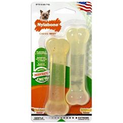 Nylabone Twin Pack Tavuk Aromalı Çiğneme Kemiği 2li Xsmall