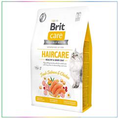 Brit Care Haircare Tahılsız Deri ve Tüy Bakım Tavuk & Somonlu Yetişkin Kedi Maması 2 Kg