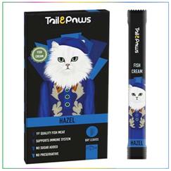 Tail & Paws HAZEL Somonlu Şekersiz Sıvı Kedi Ödül Maması 15gr (5'li)