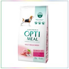 Optimeal Hindi Etli Orta Irk Yetişkin Köpek Maması 1,5 Kg