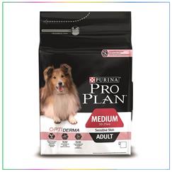 Pro Plan Yetişkin Sensitive Skin Somonlu ve Pirinçli Köpek Maması 3 Kg