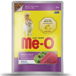 Me-O Adult Jöle İçerisinde Ton Balıklı Yetişkin Kedi Konservesi 80 Gr