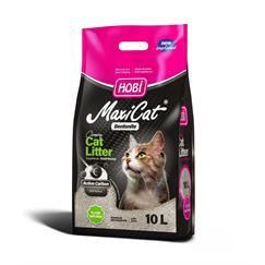 Hobi Maxicat Aktif Karbonlu Bentonit Kedi Kumu 10 Litre