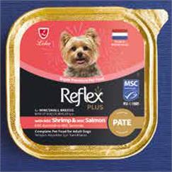 Reflex Plus Pate Karidesli Ve Somonlu Mini Ve Küçük Irklar İçin Yavru Köpek Maması 85 G