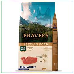 Bravery Mini Irk Yetişkin Domuz Etli Tahılsız Köpek Maması 2 Kg