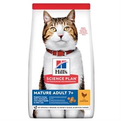 Hill's Mature Adult 7+ Tavuklu Yaşlı Kedi Maması 3 KG