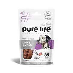 Pure life Plus Kuzu Etli Kemik Şekilli Köpek Ödül Maması 80 GR