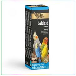 Gold Wings Premium Coldast Vitamin Kuşlar İçin Solunum Desteği 20ml