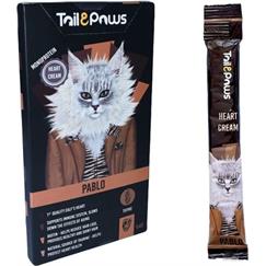 Tailpaws Pablo Şekersiz Dana Kalbi Kedi Ödül Kreması (5x15gr)