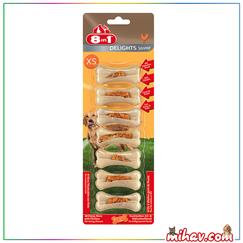 8 In 1 Delight Ağız Bakımı Kemik Köpek Ödül XS 7'Li 140 GR