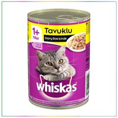 Whiskas Sos İçinde Tavuklu Yetişkin Kedi Konservesi 400gr