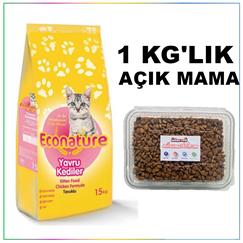 Econature Tavuklu Yavru Kedi Maması 1 kg