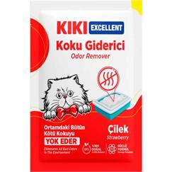 KIKI Kedi Kumu Koku Giderici Toz Çilek 25 GR