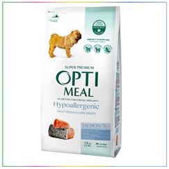 Optimeal Hypoallergenic Somonlu Orta ve Büyük Irk Yetişkin Köpek Maması 1.5 Kg