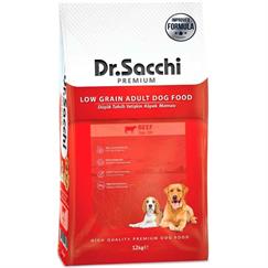 Dr Sacchi Yetişkin Köpek Maması Düşük Tahıllı Sığır Etli 12 Kg