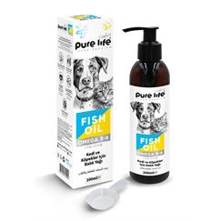 Pure life Plus Kedi ve Köpekler için Balık Yağı 200 ML