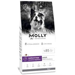 Molly Kuzulu Yabanmersinli Orta ve Büyük Irk Yetişkin Köpek Maması 15kg