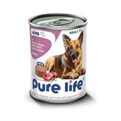 Pure Life Kuzu Etli Püre Yetişkin Köpek Konservesi 400 Gr