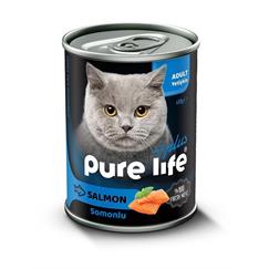 Purelife Plus Konserve Somonlu Yetişkin Kedi Maması