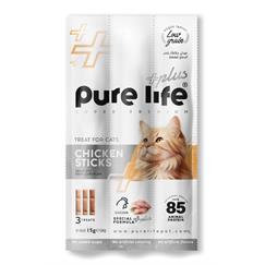 Pure life Plus Tavuk Etli Kedi Ödül Çubukları 3*15 GR