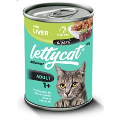 Lettycat Ciğerli Yetişkin Kedi Konservesi