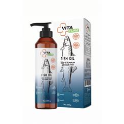 VitaCure Balık yağı 200 ml kedi ve köpekler için balık yağı