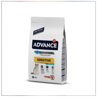 Advance Sensitive Somonlu Kısırlaştırılmış Kedi Maması 3 Kg