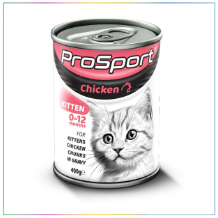 Prosport Chunk Tavuk Etli Yavru Kedi Konservesi 400 gram