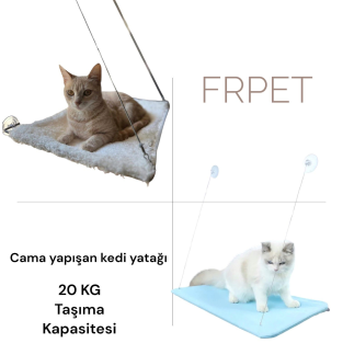 Frpet Cama Yapışan Kedi Yatağı